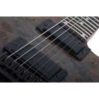 Schecter C-1 Standard Elektro Gitar (Black Fade Burst Burl)