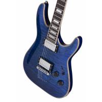 Schecter C-1 Custom Elektro Gitar (Trans Midnight Blue)
