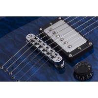 Schecter C-1 Custom Elektro Gitar (Trans Midnight Blue)