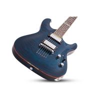 Schecter C-1 Classic Elektro Gitar (See-Thru Blu)