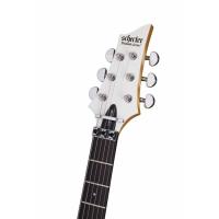 Schecter C-6 FR Deluxe Elektro Gitar (Satin White)
