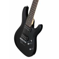 Schecter C-7 Deluxe 7 Telli Elektro Gitar (Satin Black)