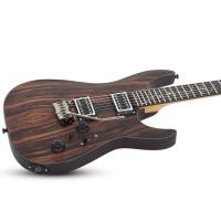Schecter C-1 Exotic Ebony Elektro Gitar (Natural Satin)