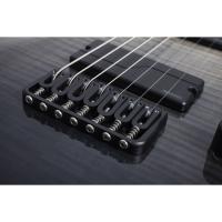 Schecter C-7 SLS Elite 7 Telli Solak Elektro Gitar (Black Fade Burst)