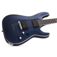 Schecter C-1 Platinum Elektro Gitar (Thru Midight Blue)