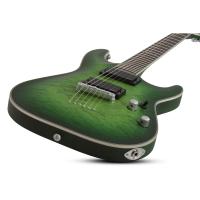 Schecter C-1 Platinum Elektro Gitar (Satin Green Burst)