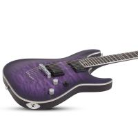 Schecter C-1 Platinum Elektro Gitar (Satin Purple Burst)