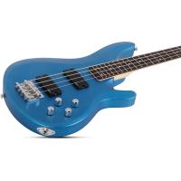Schecter C-4 Deluxe Bas Gitar (Satin Metallic Blue)