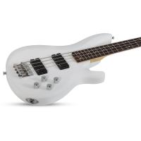 Schecter C-4 Deluxe Bas Gitar (Satin White)