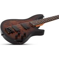 Schecter C-4 Standard Bas Gitar (Tobacco Burl)