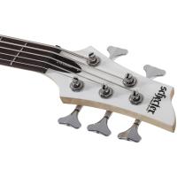 Schecter C-5 Deluxe 5 Telli Bas Gitar (Satin White)