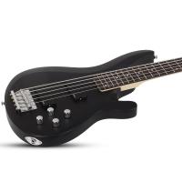 Schecter C-5 Deluxe 5 Telli Bas Gitar (Satin Black)