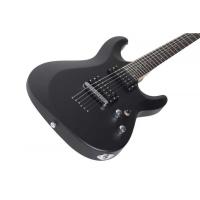 Schecter C-6 Deluxe Elektro Gitar (Satin Black)
