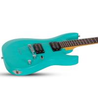 Schecter C-6 Deluxe Elektro Gitar (Satin Aqua)