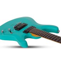 Schecter C-6 Deluxe Elektro Gitar (Satin Aqua)