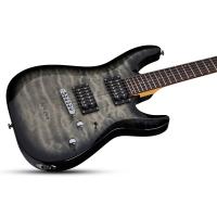 Schecter C-6 Plus LH Solak Elektro Gitar (Charcoal Burst)