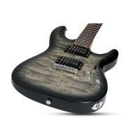 Schecter C-6 Plus LH Solak Elektro Gitar (Charcoal Burst)