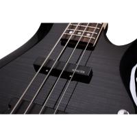 Schecter C-4 Deluxe Bas Gitar (See-Thru Black)