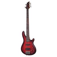 Schecter C-5 Custom 5 Telli Bas Gitar (Trans Crimson Stain)