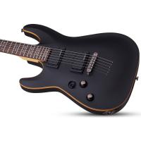 Schecter Demon 6 ABSN Solak Elektro Gitar (Mat Siyah)