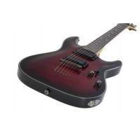 Schecter Damien Elite 6 Elektro Gitar (Crimson Red Burst)