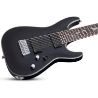Schecter Damien Platinum-8 8 Telli Elektro Gitar (Mat Siyah)