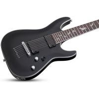 Schecter Damien Platinum-7 Elektro Gitar (Satin Black)