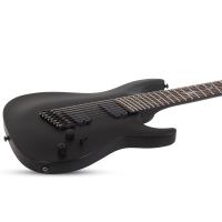 Schecter Damien-7 Multiscale 7 Telli Elelktro Gitar (Mat Siyah)