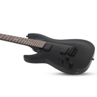 Schecter Damien Platinum-7 Solak Elektro Gitar (Satin Black)