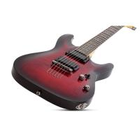 Schecter Demon-6 Elektro Gitar (Crimson Red Burst)