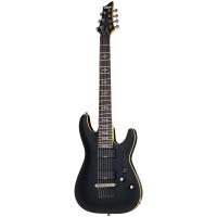 Schecter Demon-7 7 Telli Elektro Gitar (Aged Black Satin)