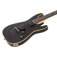 Schecter Demon-7 7 Telli Elektro Gitar (Aged Black Satin)