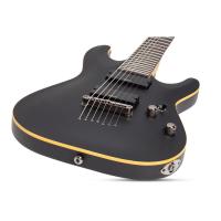 Schecter Demon-7 7 Telli Elektro Gitar (Aged Black Satin)