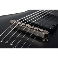 Schecter Demon-7 7 Telli Elektro Gitar (Aged Black Satin)