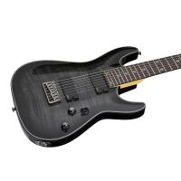 Schecter Damien Elite-7 7 Telli Elektro Gitar (Trans Black Burst)
