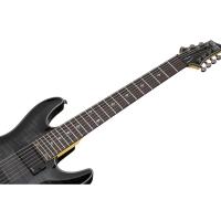 Schecter Damien Elite-7 7 Telli Elektro Gitar (Trans Black Burst)