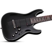 Schecter Hellraiser C-7 7 Telli Elektro Gitar (Siyah)