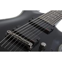 Schecter Hellraiser C-7 7 Telli Elektro Gitar (Siyah)