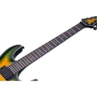 Schecter Hellraiser C-1 FR Passive Elektro Gitar (Dragon Burst)