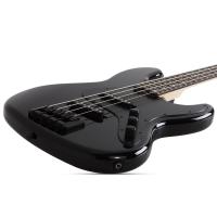 Schecter J-4 Bass Gitar (Gloss Black)