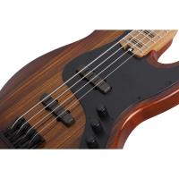 Schecter J-4 Exotic Telli Bas Gitar (Faded Vintage Sunburst)