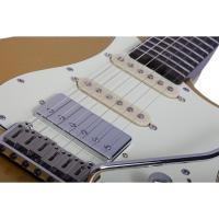 Schecter Nick Johnston Traditional HSS 10th Anniversary Elektro Gitar (Atomic Saffron)