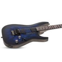 Schecter Omen Elite-6 FR Elektro Gitar (See-thru Blue)