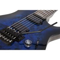 Schecter Omen Elite-6 FR Elektro Gitar (See-thru Blue)