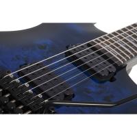 Schecter Omen Elite-6 FR Elektro Gitar (See-thru Blue)
