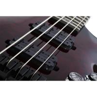 Schecter Omen Elite-4 Bas Gitar (Black Cherry Burst)