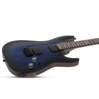 Schecter Omen Elite-6 Elektro Gitar (See Thru Blue Burst)