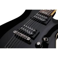Schecter Omen 6 Solak Elektro Gitar (Gloss Black)