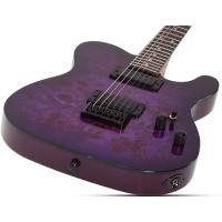 Schecter PT Standard Elektro Gitar (Purple Burst Burl)