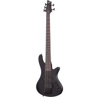 Schecter Stiletto Stealth-5 Satin Black Bass Gitar